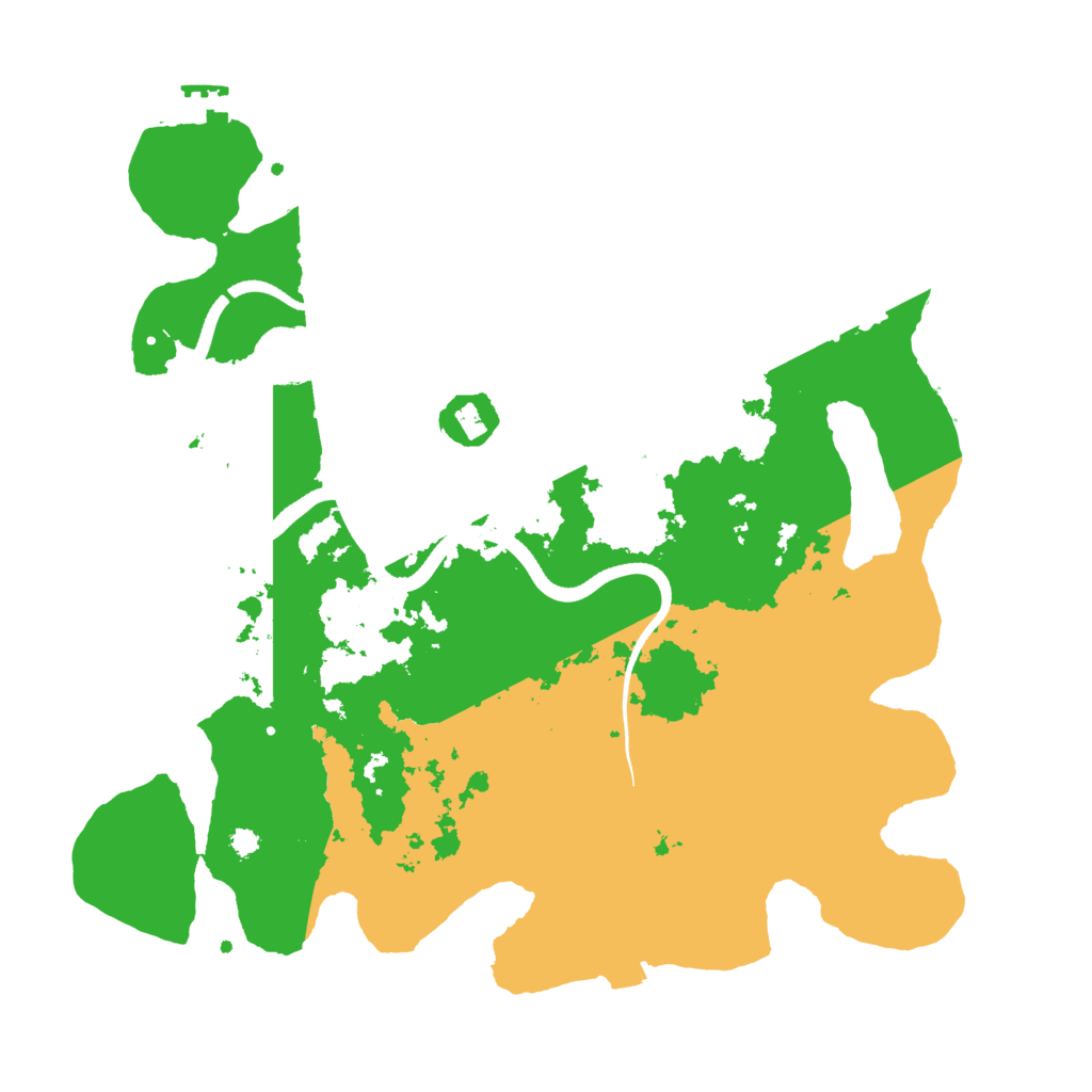 Biome Rust Map: Procedural Map, Size: 3500, Seed: 927649045