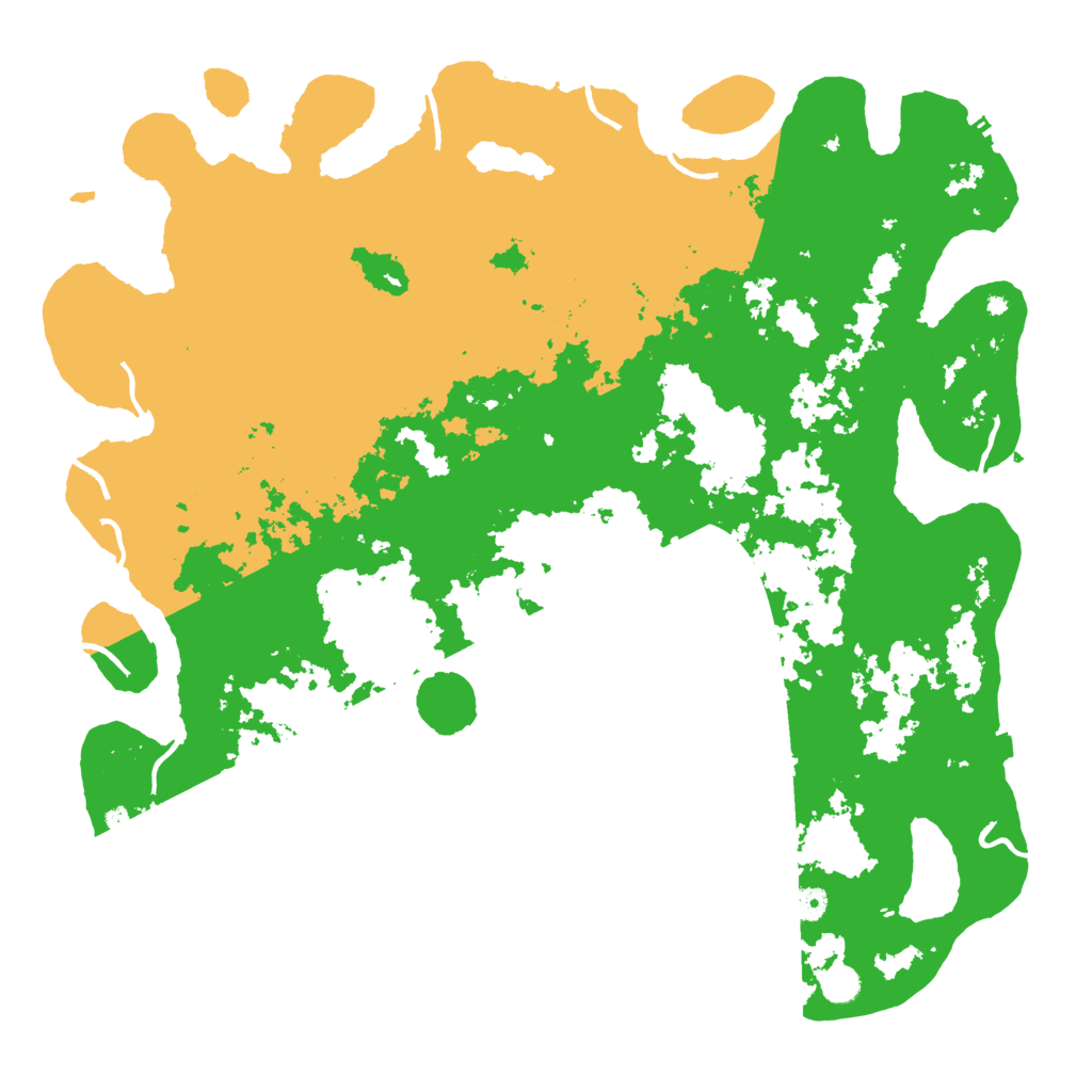 Biome Rust Map: Procedural Map, Size: 5000, Seed: 1000000