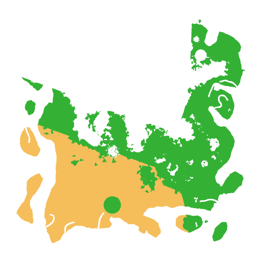 Biome Rust Map: Procedural Map, Size: 4000, Seed: 7338197