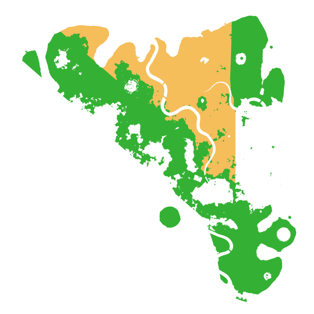 Biome Rust Map: Procedural Map, Size: 4200, Seed: 555666