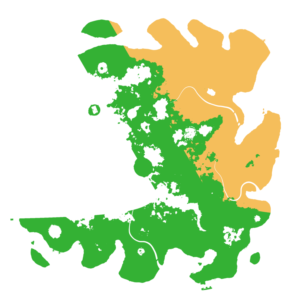 Biome Rust Map: Procedural Map, Size: 4250, Seed: 1624366510
