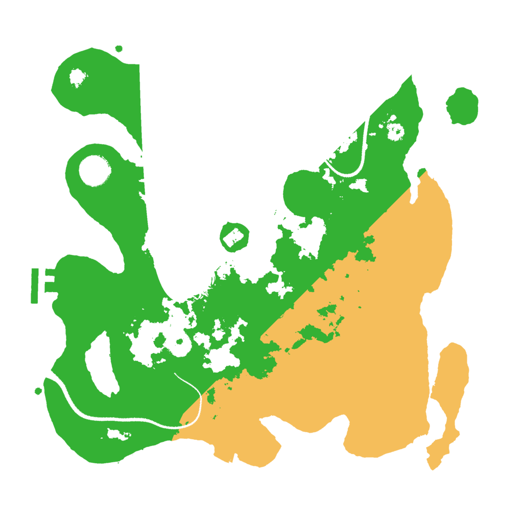 Biome Rust Map: Procedural Map, Size: 3000, Seed: 547496964