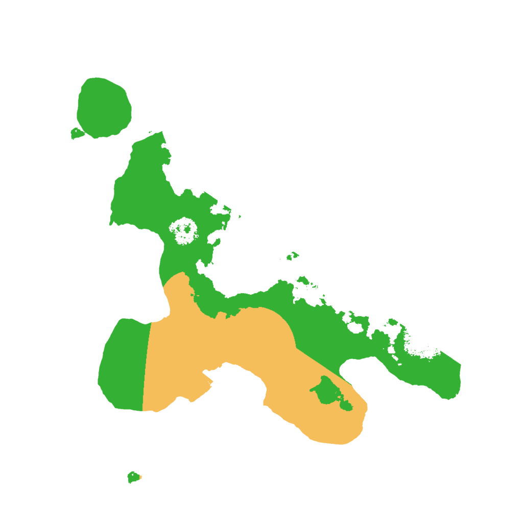Biome Rust Map: Procedural Map, Size: 2000, Seed: 5423641