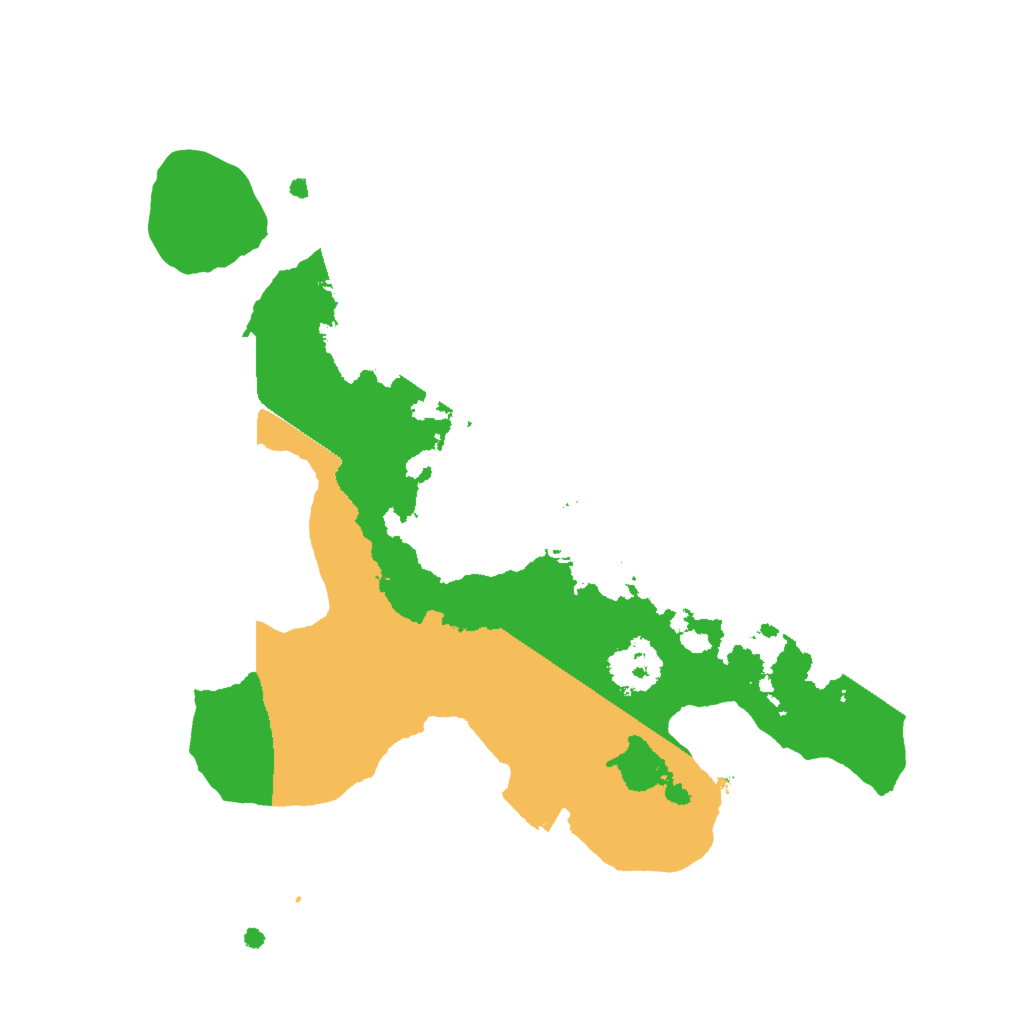 Biome Rust Map: Procedural Map, Size: 2000, Seed: 5423641