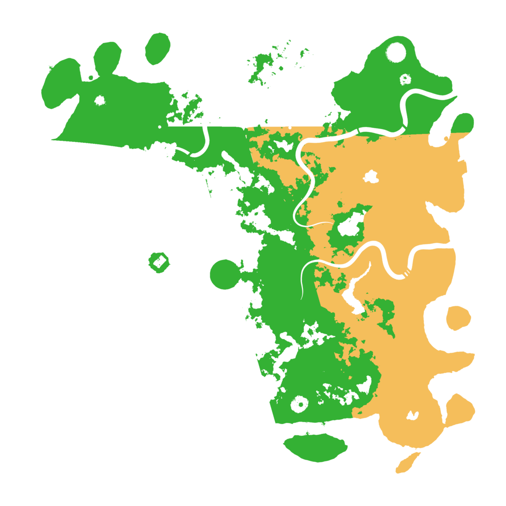 Biome Rust Map: Procedural Map, Size: 4500, Seed: 854114348