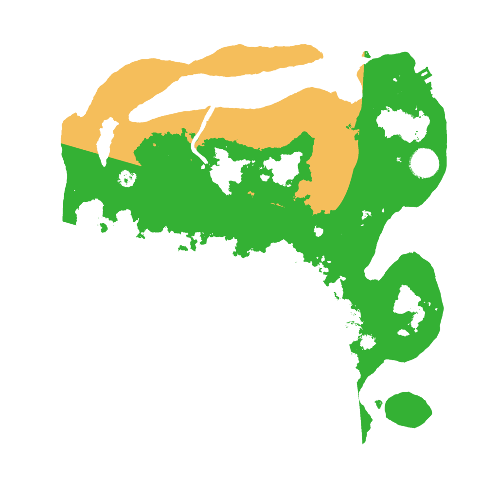 Biome Rust Map: Procedural Map, Size: 3000, Seed: 1224949326