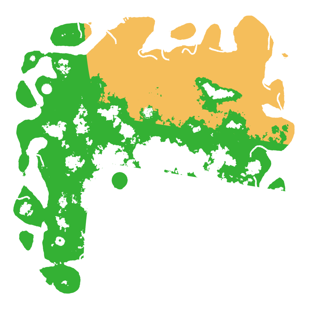Biome Rust Map: Procedural Map, Size: 5200, Seed: 1147483640