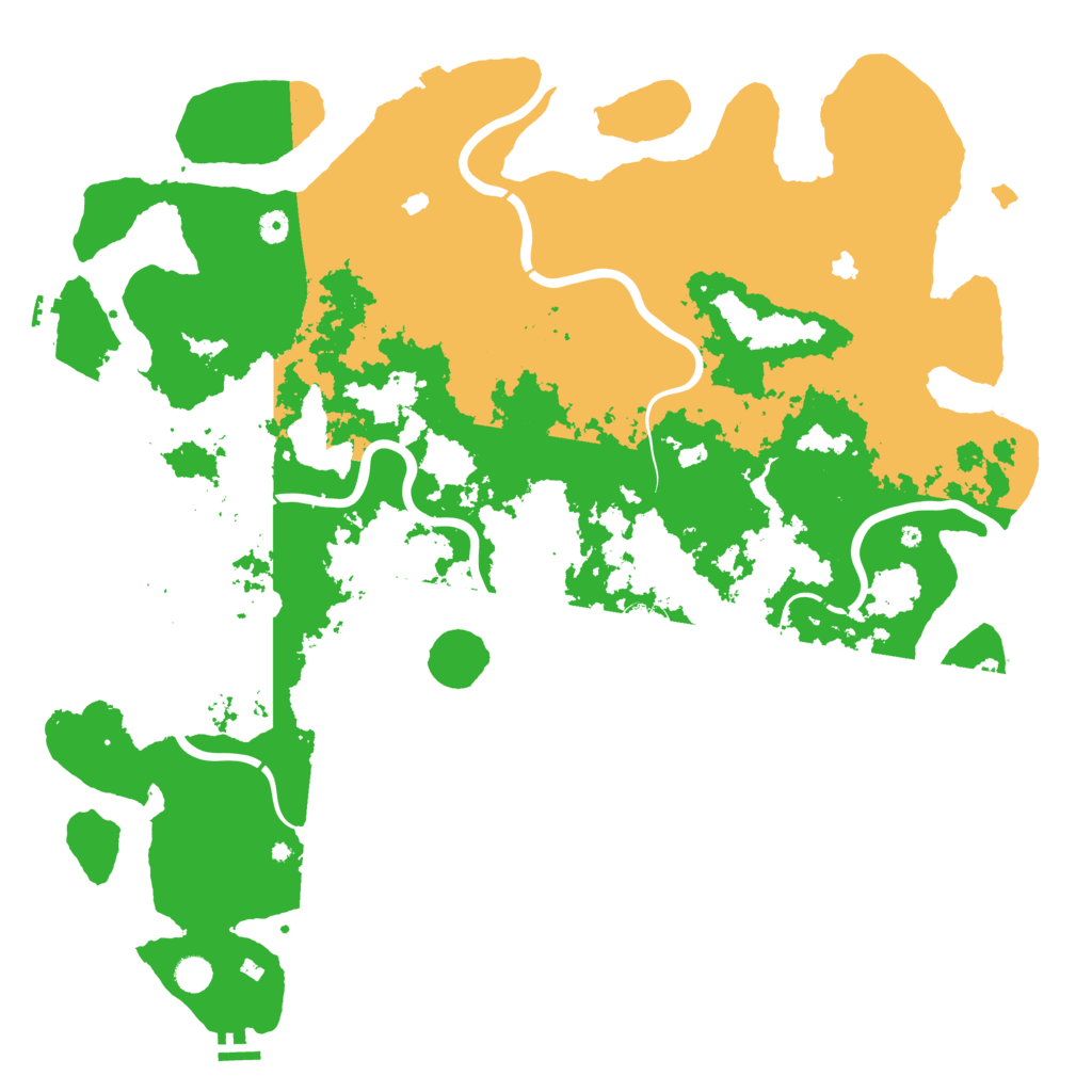 Biome Rust Map: Procedural Map, Size: 5200, Seed: 1147483640
