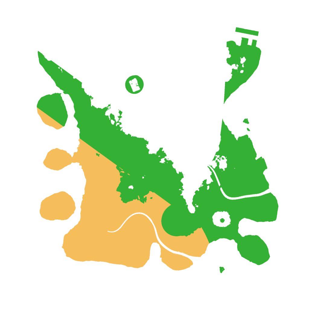 Biome Rust Map: Procedural Map, Size: 2700, Seed: 3451344