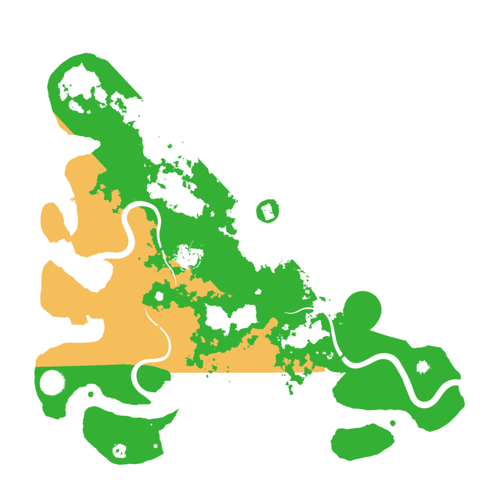 Biome Rust Map: Procedural Map, Size: 3500, Seed: 1275624588