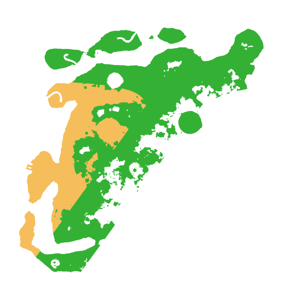 Biome Rust Map: Procedural Map, Size: 3500, Seed: 1467301043