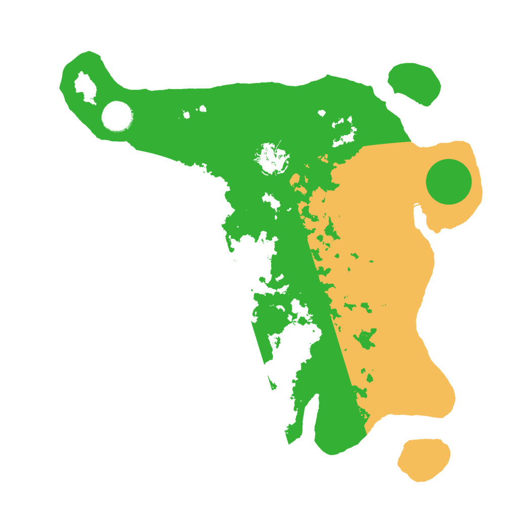 Biome Rust Map: Barren, Size: 3000, Seed: 737946