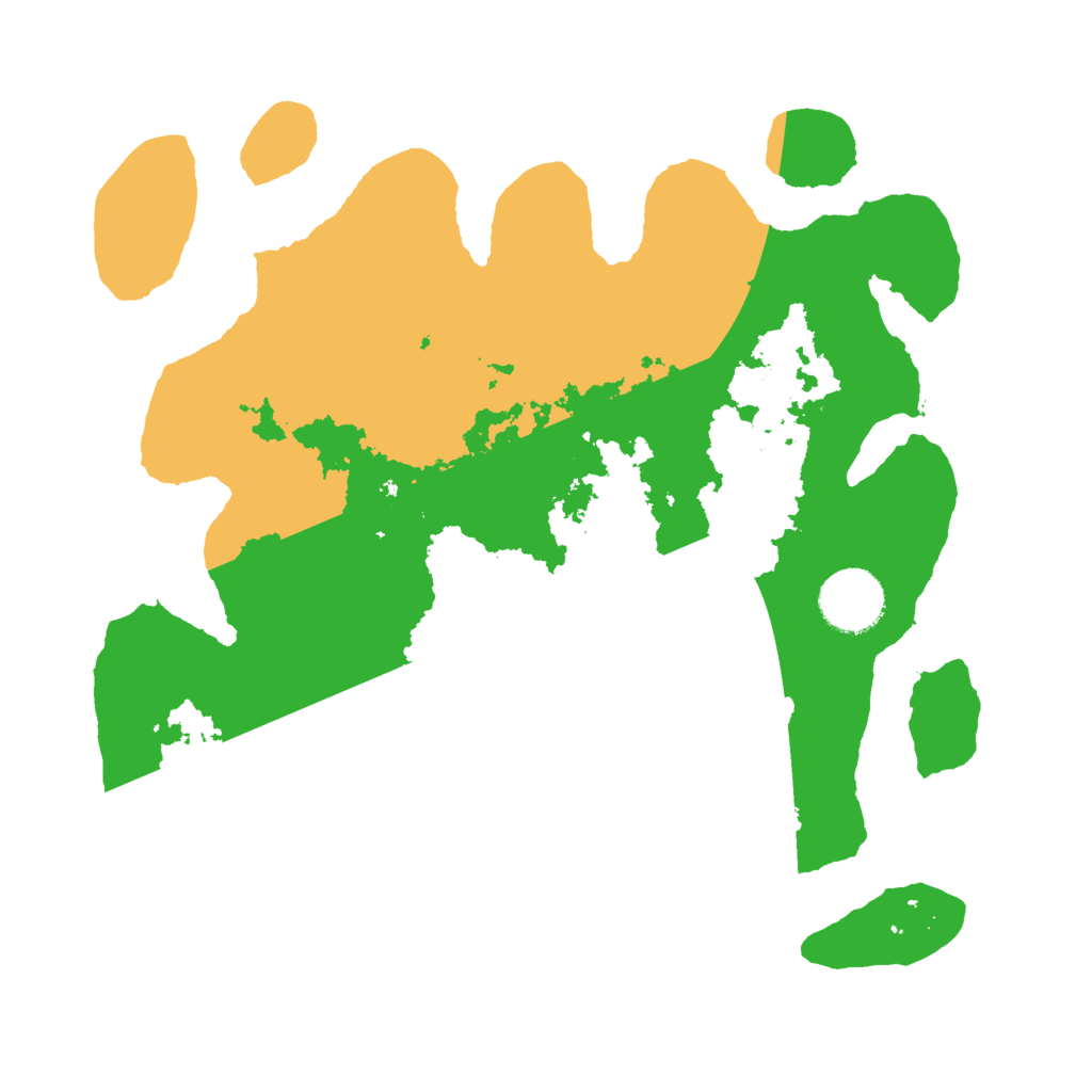 Biome Rust Map: Barren, Size: 3000, Seed: 480383
