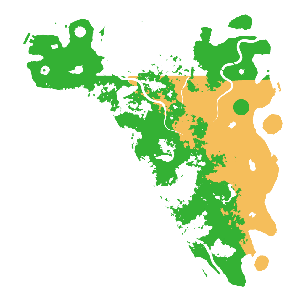 Biome Rust Map: Procedural Map, Size: 5000, Seed: 487962781