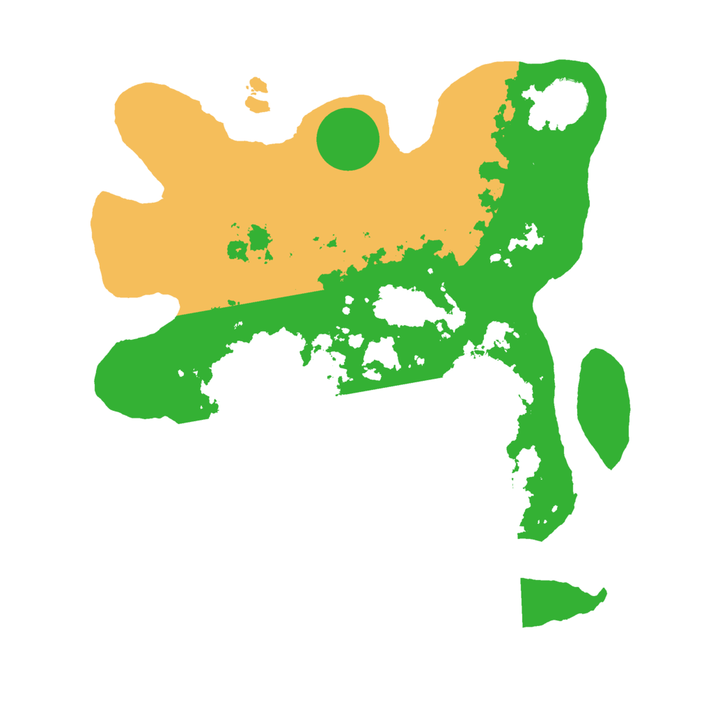 Biome Rust Map: Barren, Size: 3000, Seed: 283367