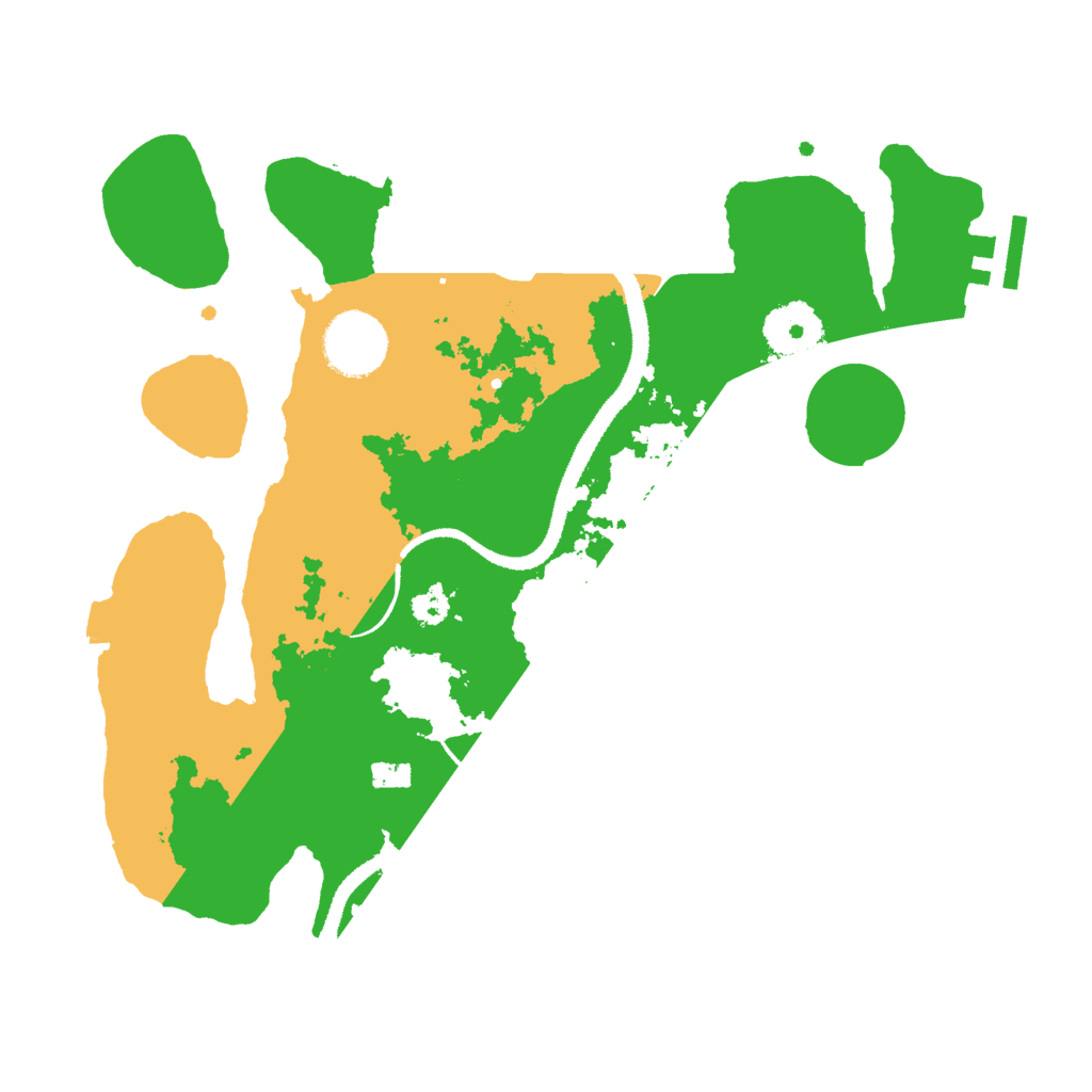 Biome Rust Map: Procedural Map, Size: 3000, Seed: 422247