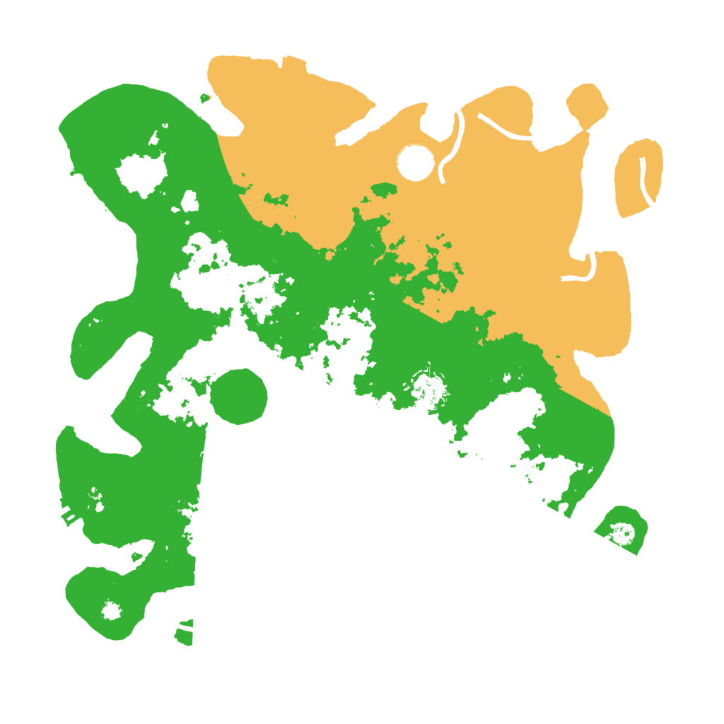 Biome Rust Map: Procedural Map, Size: 3500, Seed: 62774