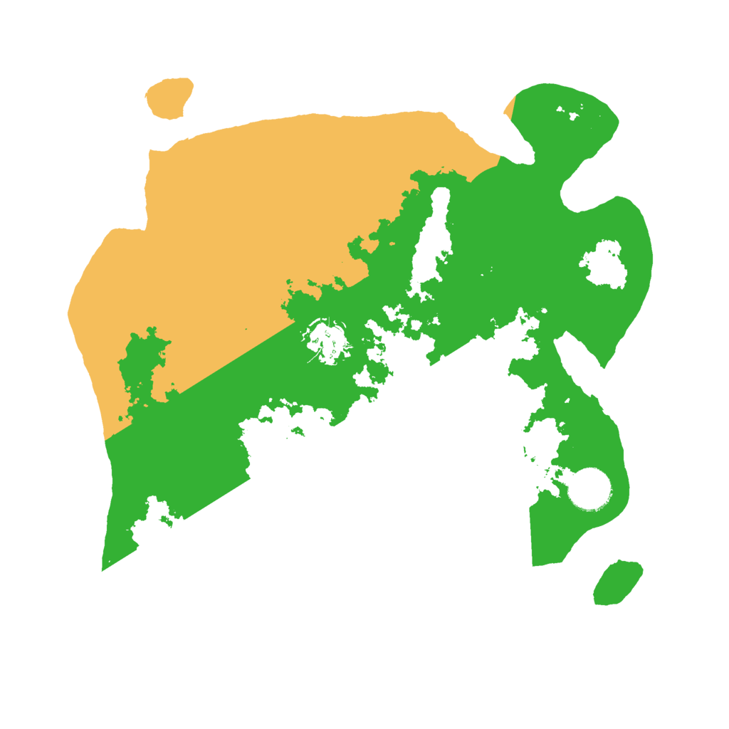 Biome Rust Map: Barren, Size: 3000, Seed: 100163