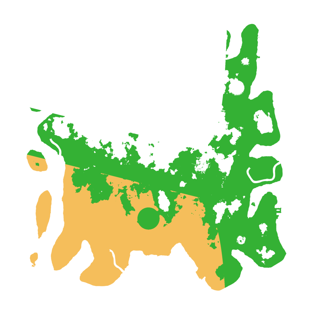 Biome Rust Map: Procedural Map, Size: 3700, Seed: 287471