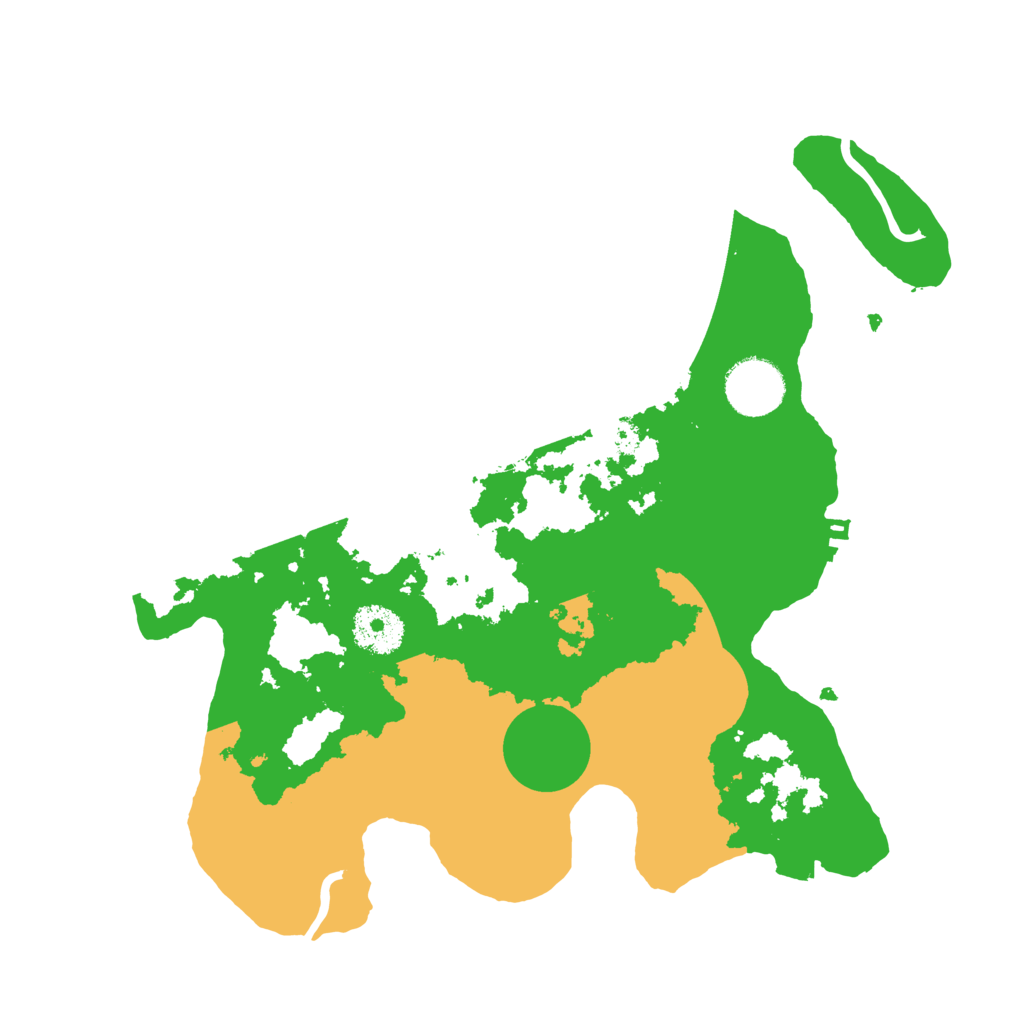 Biome Rust Map: Procedural Map, Size: 3100, Seed: 32863568