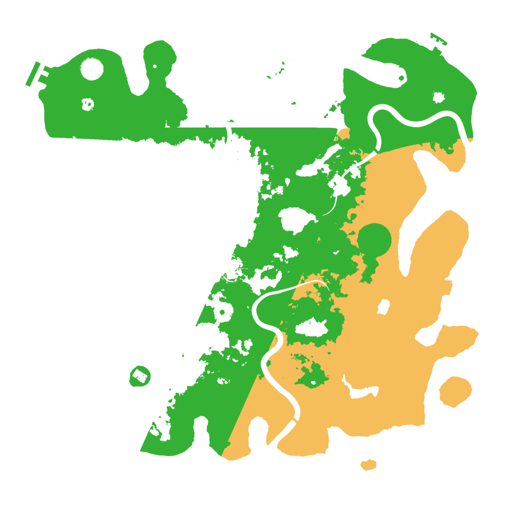 Biome Rust Map: Procedural Map, Size: 4000, Seed: 62816404