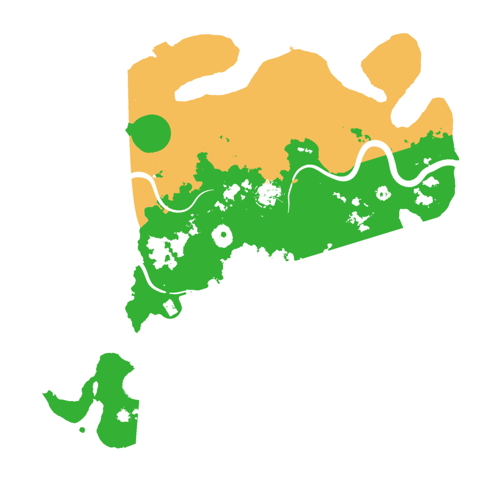 Biome Rust Map: Procedural Map, Size: 3500, Seed: 911999243