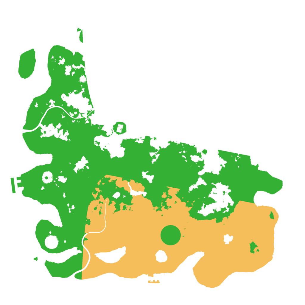 Biome Rust Map: Procedural Map, Size: 4000, Seed: 56592