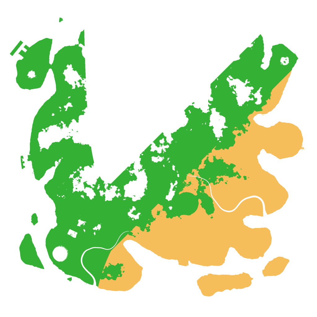 Biome Rust Map: Procedural Map, Size: 3700, Seed: 1487507612