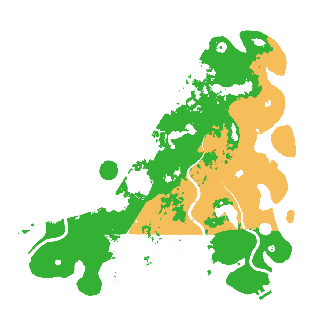 Biome Rust Map: Procedural Map, Size: 4500, Seed: 1489761274