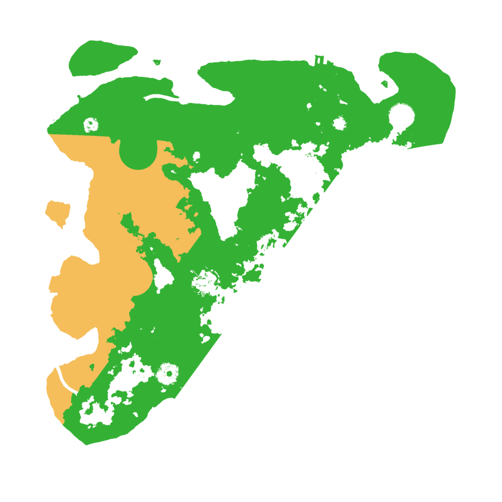 Biome Rust Map: Procedural Map, Size: 3500, Seed: 167804