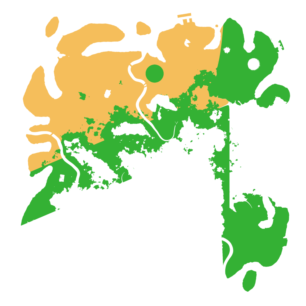Biome Rust Map: Procedural Map, Size: 4500, Seed: 1709123285