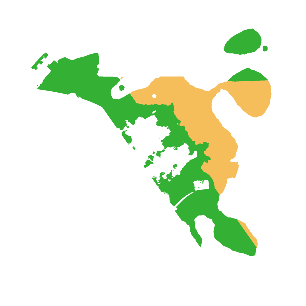 Biome Rust Map: Procedural Map, Size: 2200, Seed: 420696