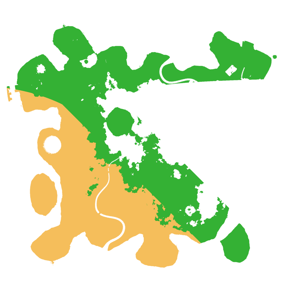 Biome Rust Map: Procedural Map, Size: 3000, Seed: 127583