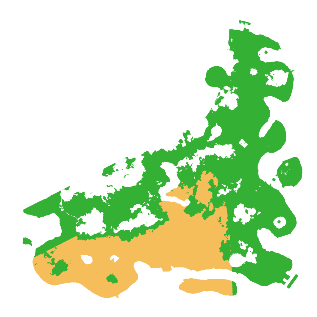 Biome Rust Map: Procedural Map, Size: 4000, Seed: 41281921