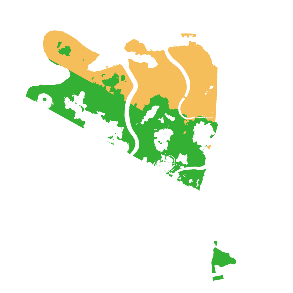 Biome Rust Map: Procedural Map, Size: 3000, Seed: 351950675