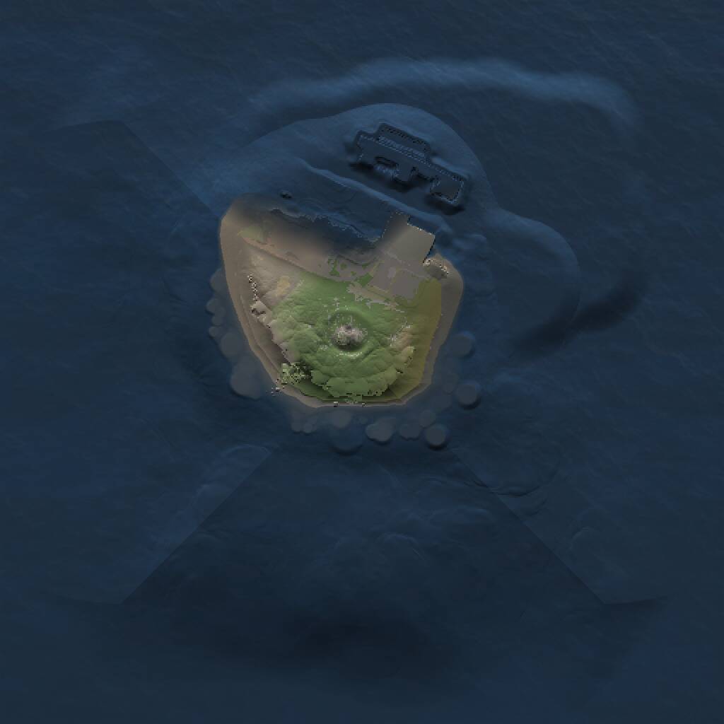 Rust Map: Procedural Map, Size: 1000, Seed: 435258400, 2 Monuments