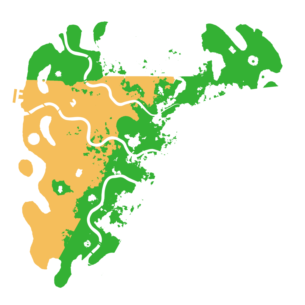 Biome Rust Map: Procedural Map, Size: 4500, Seed: 468929200