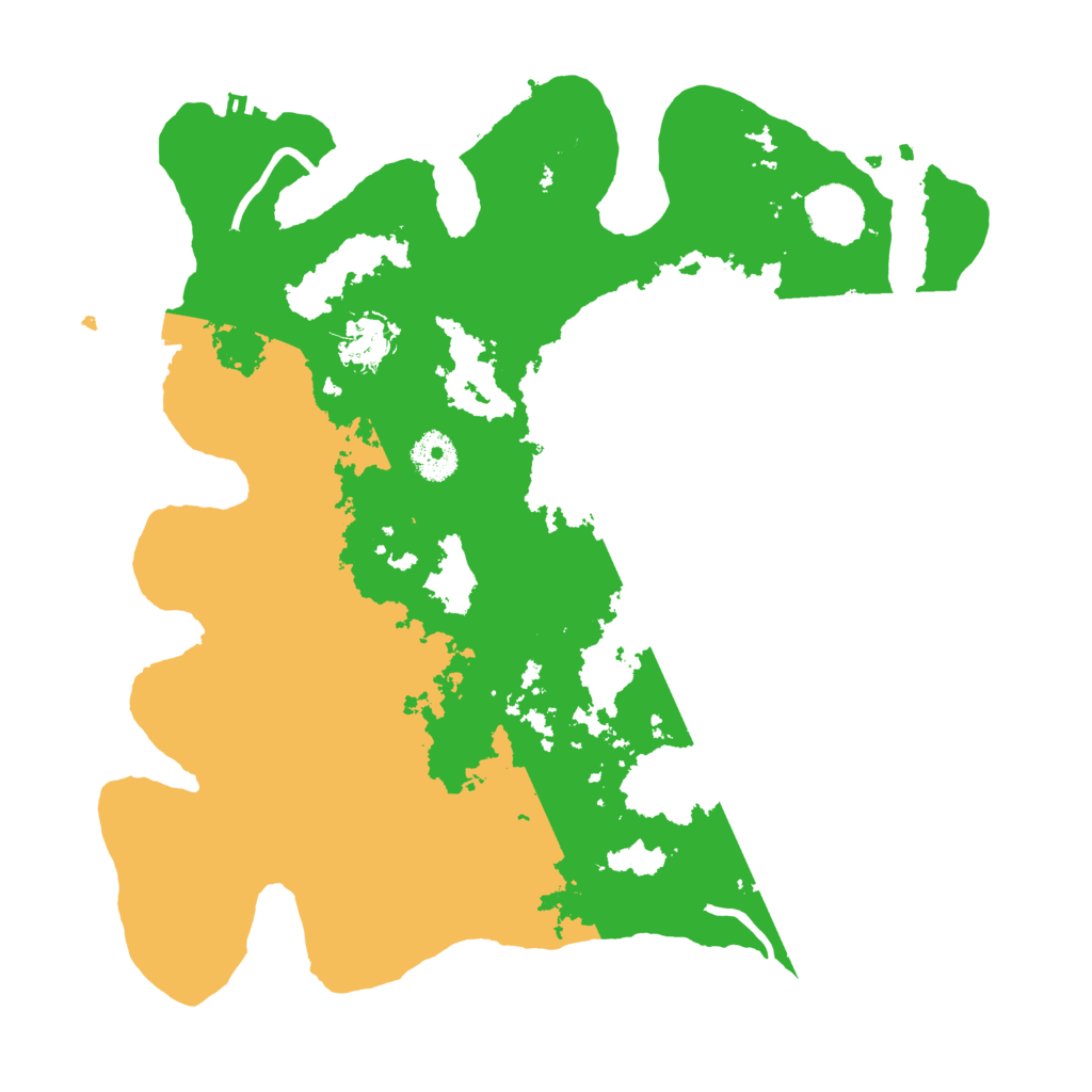Biome Rust Map: Procedural Map, Size: 3500, Seed: 1195495571