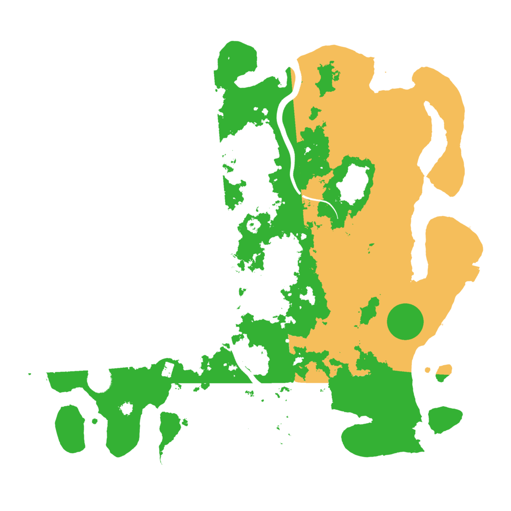Biome Rust Map: Procedural Map, Size: 3700, Seed: 1441708498