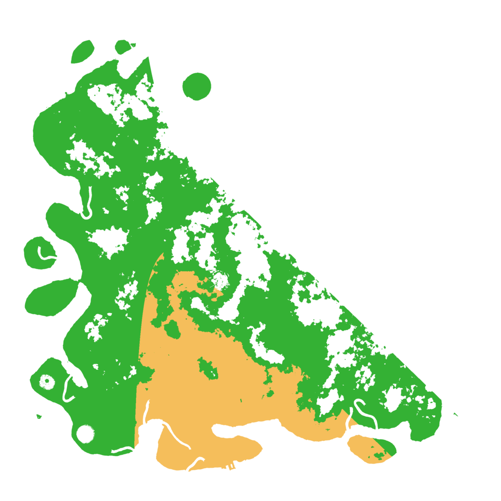 Biome Rust Map: Procedural Map, Size: 5000, Seed: 1672527158