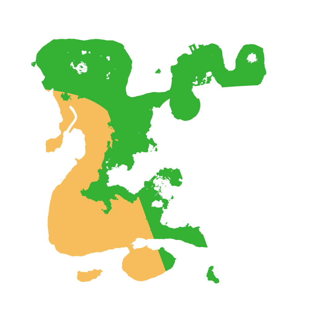 Biome Rust Map: Procedural Map, Size: 3000, Seed: 7208465