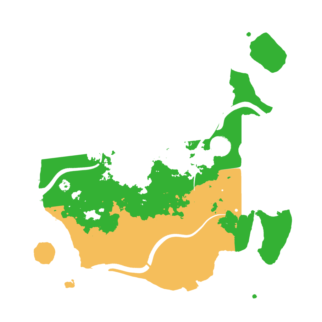 Biome Rust Map: Procedural Map, Size: 3000, Seed: 8620593