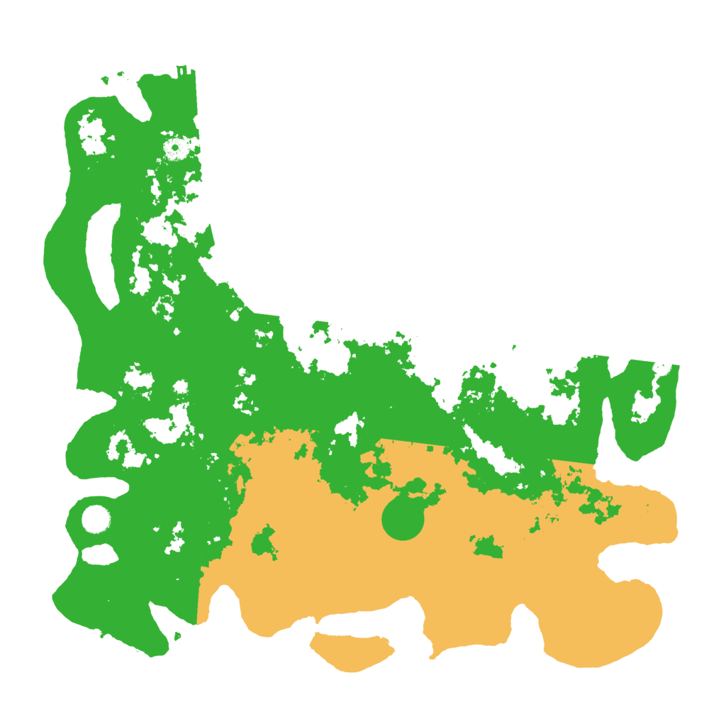 Biome Rust Map: Procedural Map, Size: 4500, Seed: 5754