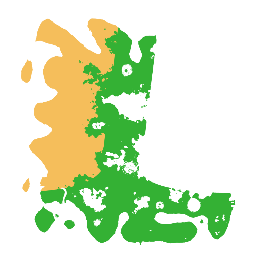 Biome Rust Map: Procedural Map, Size: 3500, Seed: 801844594