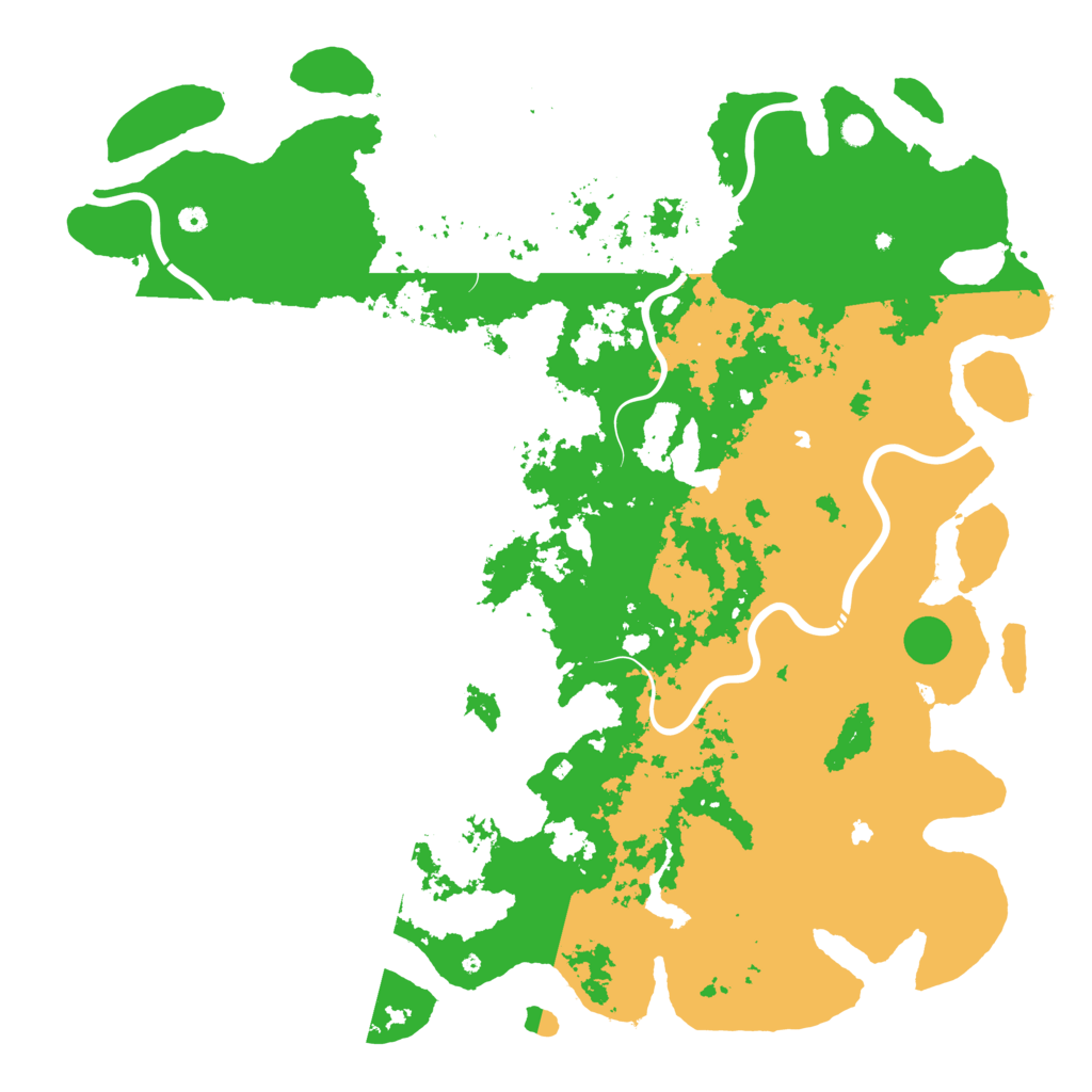 Biome Rust Map: Procedural Map, Size: 6000, Seed: 1436593751