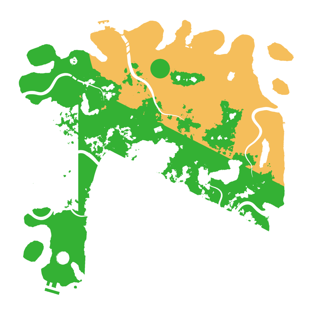 Biome Rust Map: Procedural Map, Size: 4250, Seed: 20218