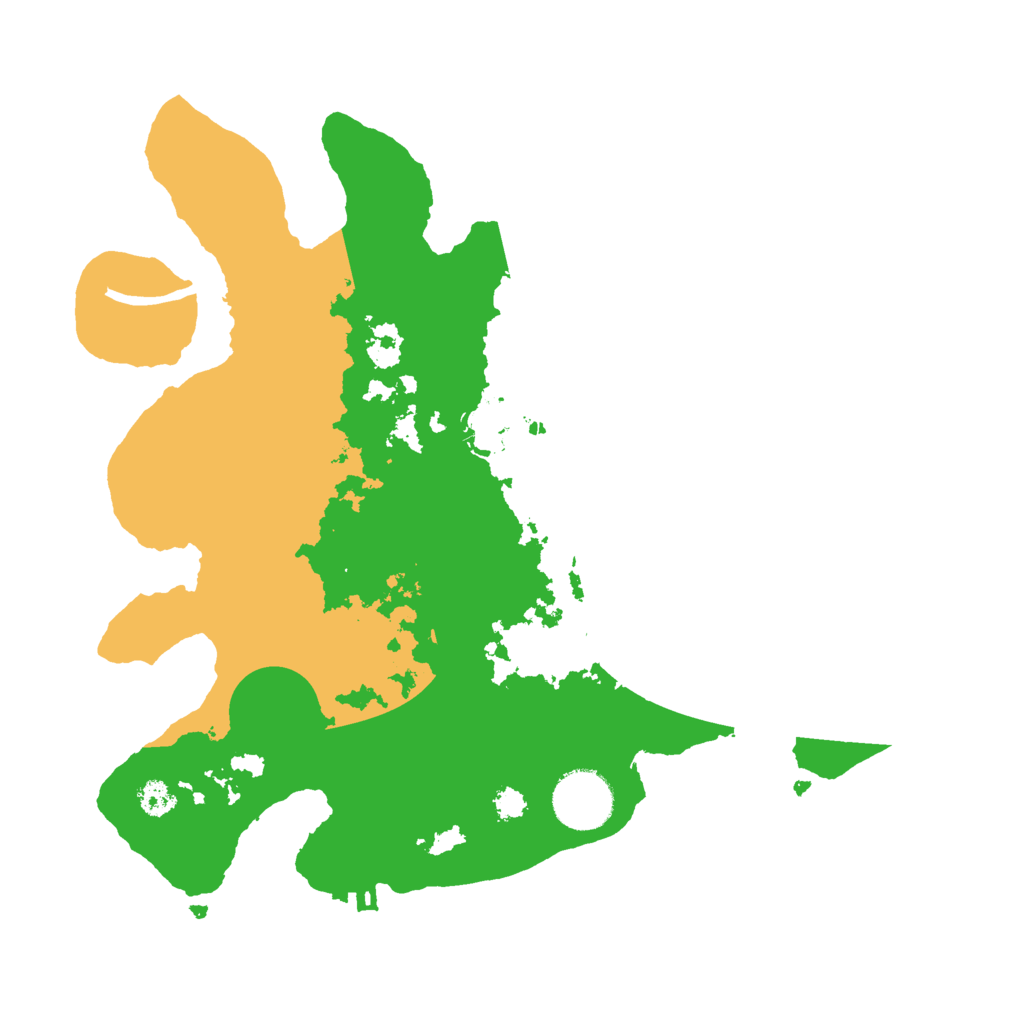 Biome Rust Map: Procedural Map, Size: 3000, Seed: 375641059