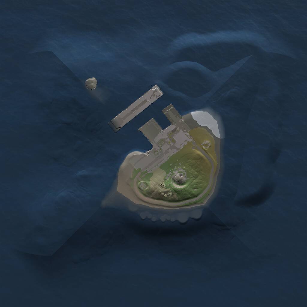 Rust Map: Procedural Map, Size: 1000, Seed: 998602, 2 Monuments