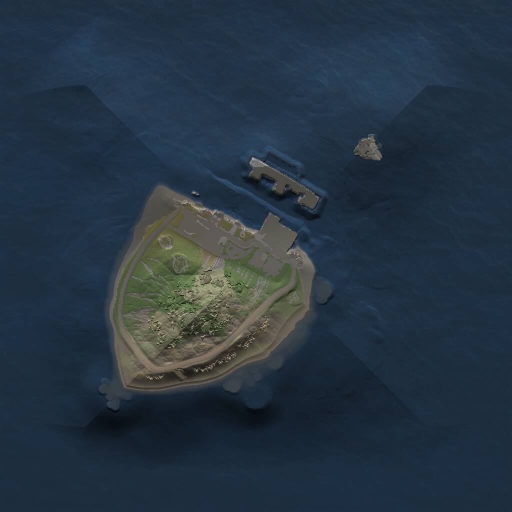 Rust Map: Procedural Map, Size: 1000, Seed: 979677, 2 Monuments