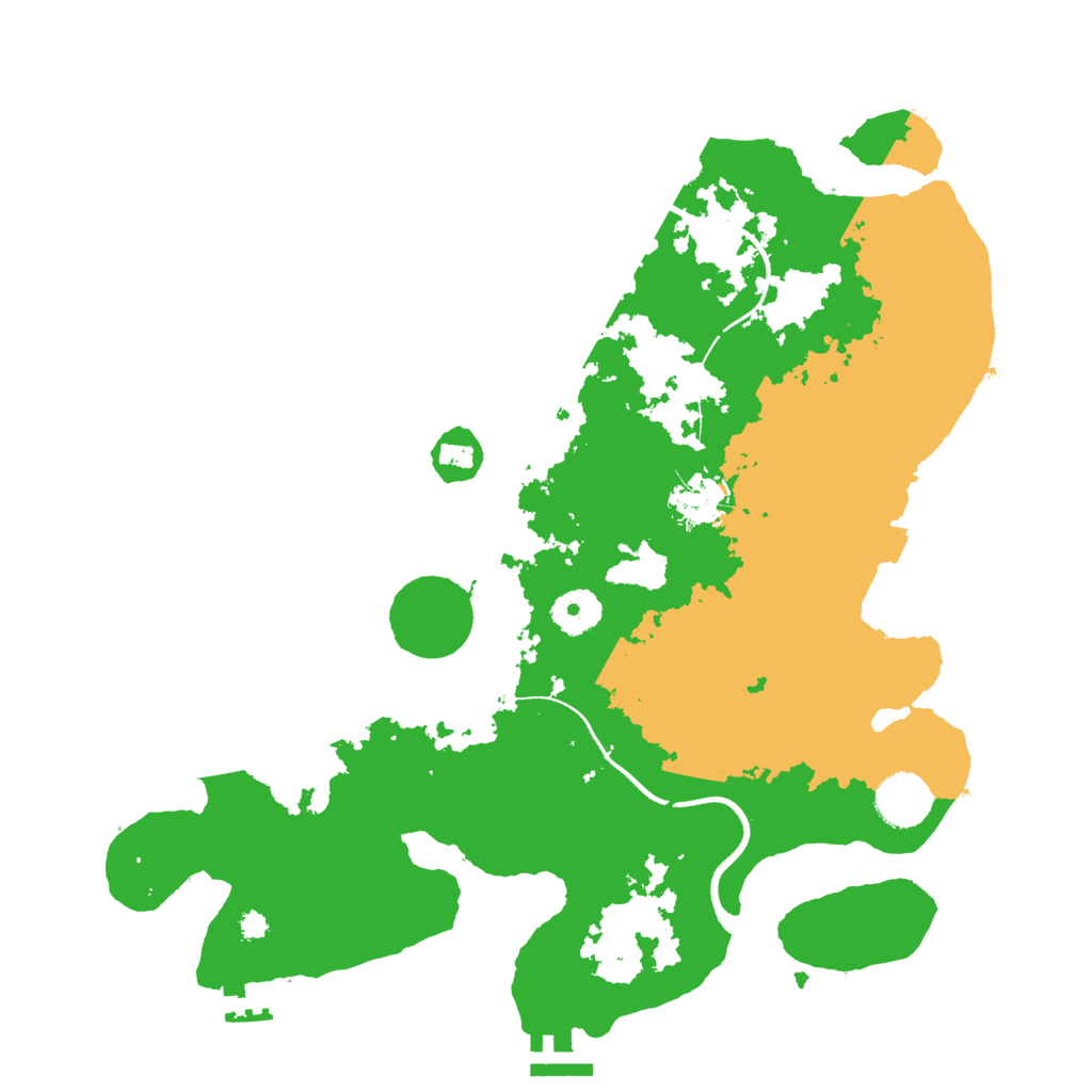Biome Rust Map: Procedural Map, Size: 3500, Seed: 1733043935